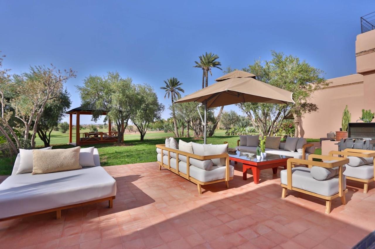 Villa May Sur Le Golf De La Palmeraie With Cooker And Butler Included Marrakesh Exteriör bild
