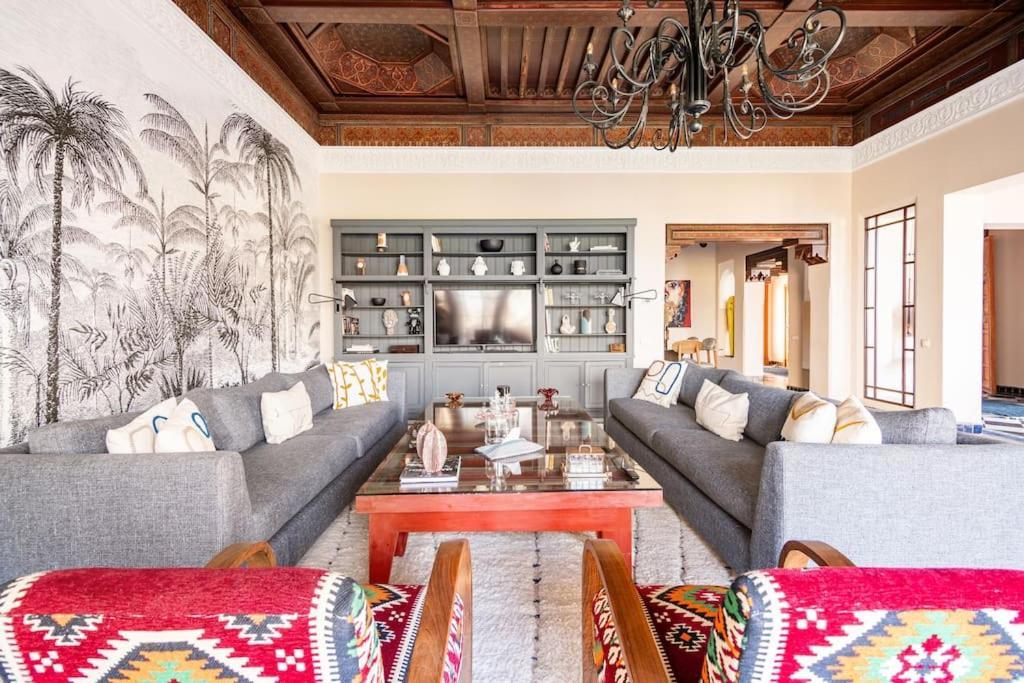 Villa May Sur Le Golf De La Palmeraie With Cooker And Butler Included Marrakesh Exteriör bild